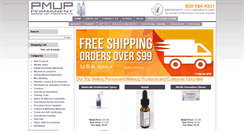 Desktop Screenshot of permanentmakeupproducts.com