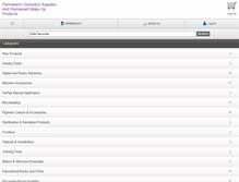 Tablet Screenshot of permanentmakeupproducts.com